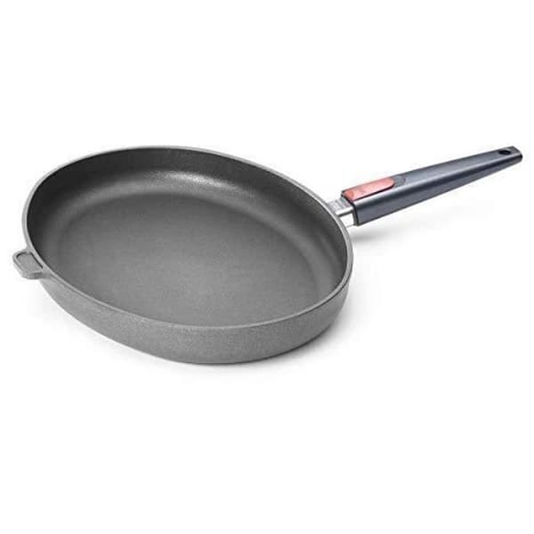Fiskpanna - Woll - 1538 N - Gjutjärn - Titanium non-stick beläggning - Avtagbart handtag