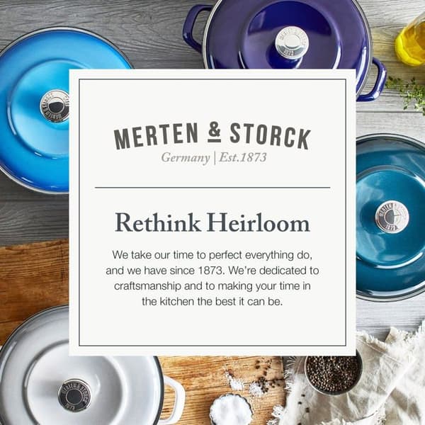 Merten stekpanna - storck - CC003749-001 - Rund gryta 26 cm/5 liter, mörkblå med lutning