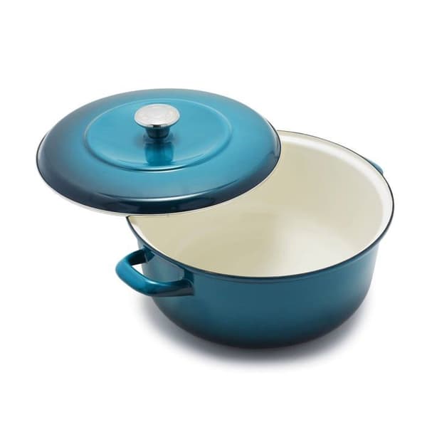 Merten stekpanna - storck - CC003749-001 - Rund gryta 26 cm/5 liter, mörkblå med lutning