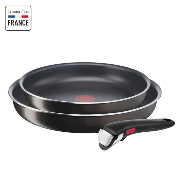 TEFAL Ingenio Easy Plus, Stekpannor 24/28 cm, non-stick beläggning, passar alla värmekällor utom induktion, diskmaskinskompatibel, L1509202