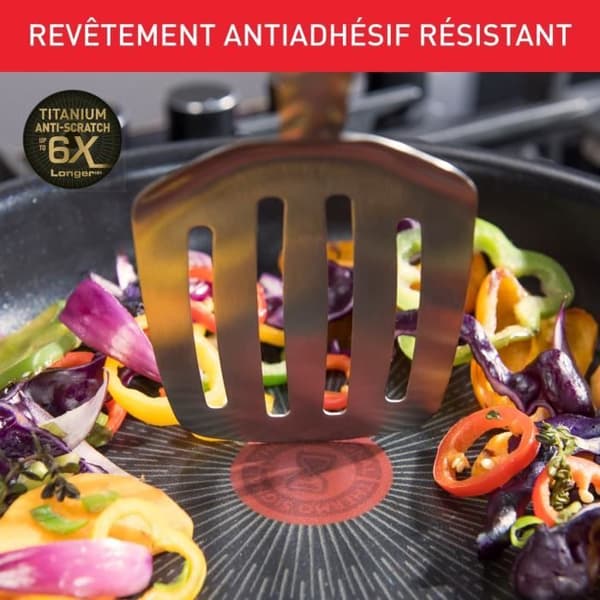 TEFAL INGENIO Eco Resist Stekpanna 28 cm, Induktion, Non-stick, Staplingsbar, Tål diskmaskin, Tillverkad i Frankrike L3970602