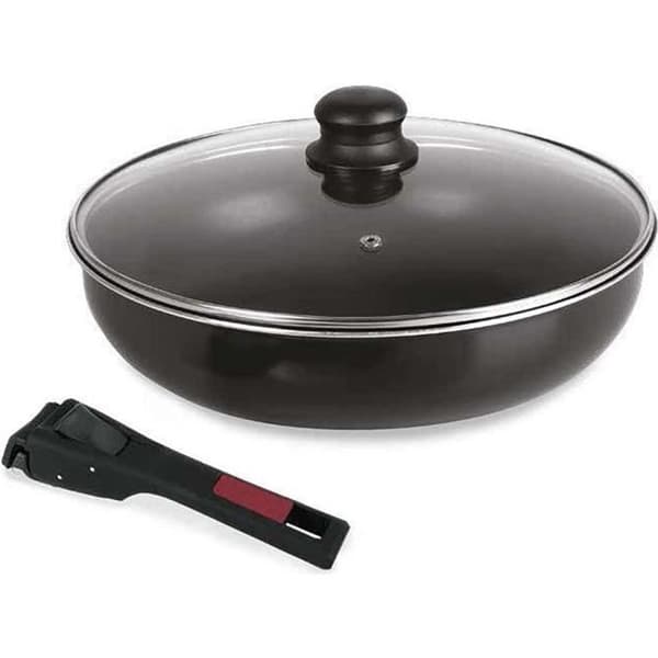 SITRAM Agile sauté pan - Non-stick aluminium - Ø 28 cm - Black - Alla värmekällor inklusive induktion