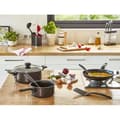 Miniatyrbild 5 av 5: TEFAL Easy Cook &amp; Clean Sautépanna 24 cm + glaslock, icke-induktion, non-stick beläggning, tillverkad i Frankrike B5543202