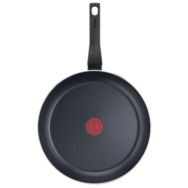 TEFAL Easy Cook & Clean Sautépanna 24 cm + glaslock, icke-induktion, non-stick beläggning, tillverkad i Frankrike B5543202