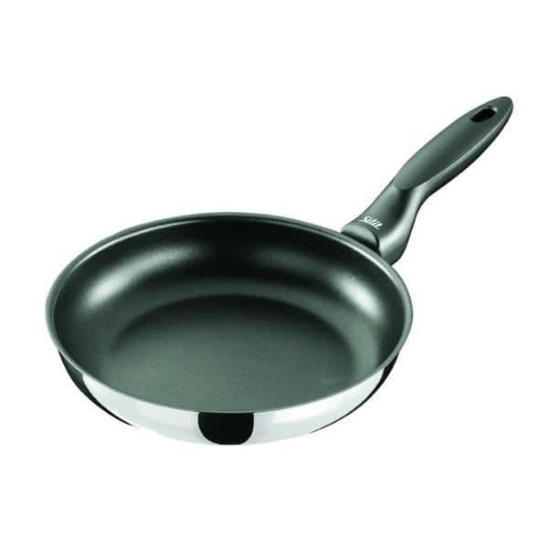 Hög stekpanna - Silit - Domus - Ø 28cm - 18/10 rostfritt stål - Silitan® non-stick beläggning