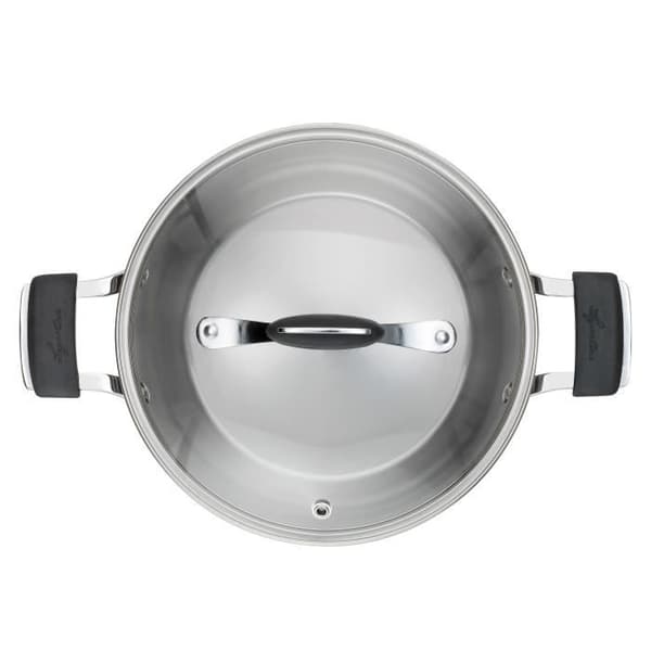 Sautépanna - LAGOSTINA - Tempra D - Diameter 26 cm - Alla värmekällor inklusive induktion - Rostfritt stål