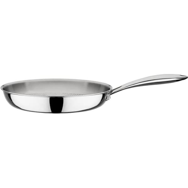 Stekpanna - GSW - 975346 - 28cm - 1810 rostfritt stål - Honeycomb bas - Ergonomiskt handtag