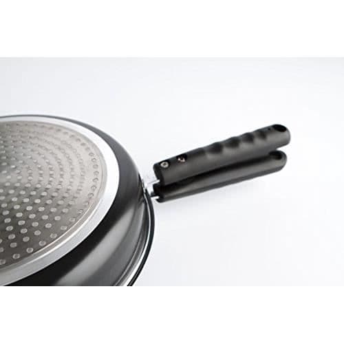 Dubbeld stekpanna för Tortilla - QUID - Svart - 28 cm - Aluminium - Non-stick - Säkerhet