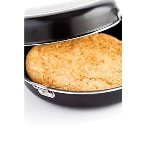 Dubbeld stekpanna för Tortilla - QUID - Svart - 28 cm - Aluminium - Non-stick - Säkerhet