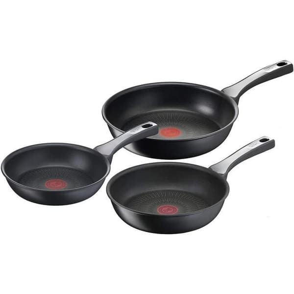 Stekpannor - Tefal - Obegränsad på - 20/24/28 cm - TITANIUM anti-repbeläggning - Alla värmekällor inklusive induktion