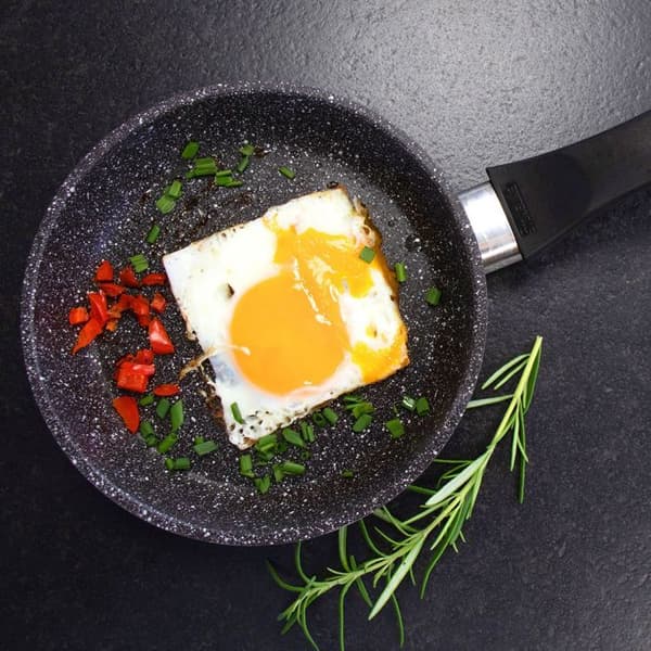 Omelettpanna - STONELINE® - 16 cm - Non-stick beläggning - Induktion - Färg Grå