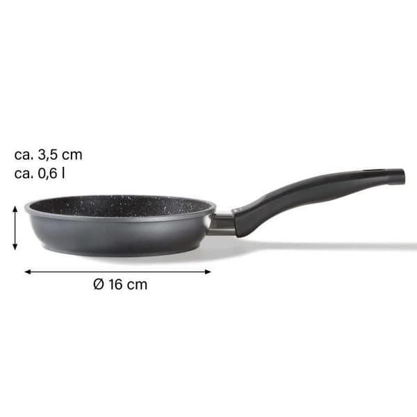 Omelettpanna - STONELINE® - 16 cm - Non-stick beläggning - Induktion - Färg Grå