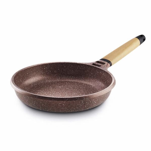 Castey stekpanna - Y28 - Terracota induktionsstekpanna, Cedar handtag 28 cm