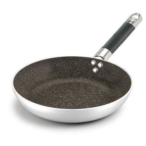 Pentole Agnelli infinity Poêle évasée basse, i aluminium, med cool, rörformig handtag i rostfritt stål, silver 36cm silver - ALS