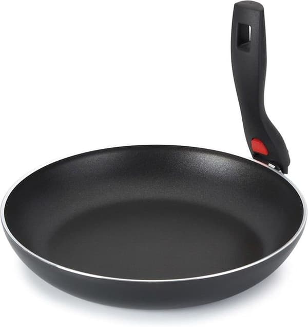 Ballarini stekpanna - 75000-238-0 - Stekpanna, Rund, 28 cm, Aluminium, Svart, Click-serien - Cook