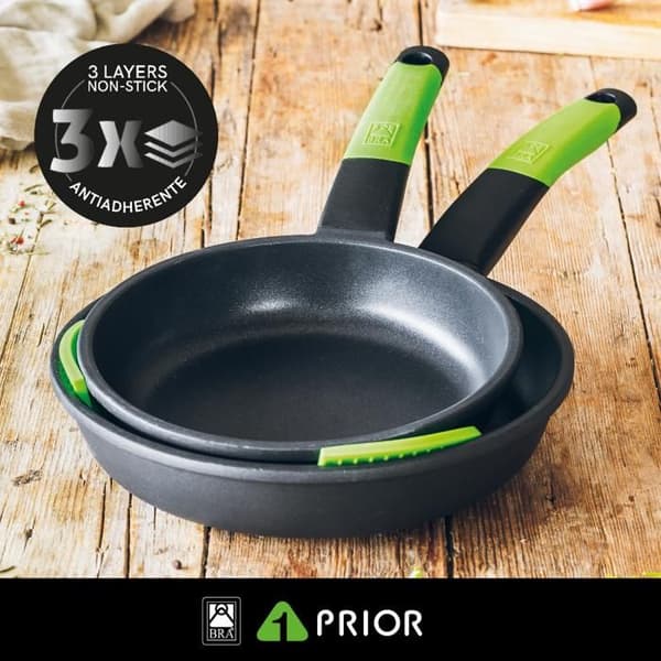Stekpannesar - Isogona - A121461 - Smält aluminium - Non-stick - 20 och 24 cm