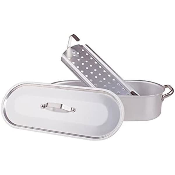 Fiskskål med kant - PENTOLE AGNELLI - Aluminium BLTF - 40 cm - Tillverkad i Italien