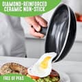 Miniatyrbild 3 av 4: Set med Stekpannor - GreenChef - Diamond - 20cm &amp; 28cm - Non-stick - Hälsosam Keramik