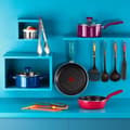 Miniatyrbild 5 av 5: CHEFCLUB BY TEFAL G8061704 Djup stekpanna 22 cm hallonröd - Non-stick beläggning - Alla värmekällor inklusive induktion.