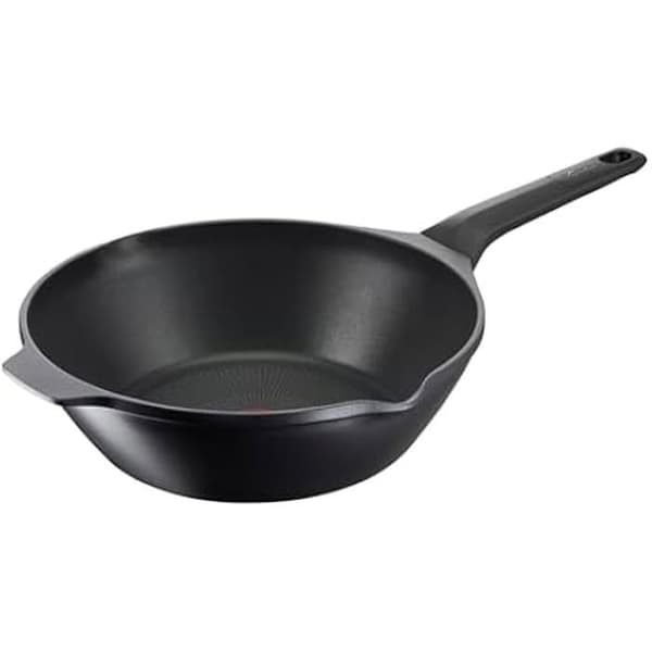 Lagostina Arôme Non-Stick pressgjuten aluminium wok Ø 28 cm, induktions-, gas- och ugnsstekpanna med matlagningsindikator