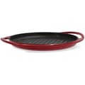 Miniatyrbild 2 av 2: Grill - QUID - Bidasoa - Emaljerad järn 25cm - Non-stick - Röd - Ftalatfri och hållbar