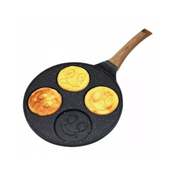 Crepepanna - KINGHOFF - 34673 - Marmor - Grafit - Alla brännare kompatibla