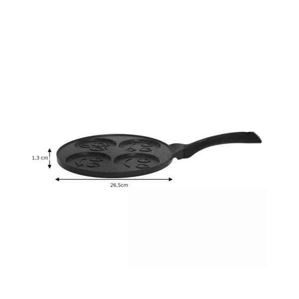 Crepepanna - KINGHOFF - 34673 - Marmor - Grafit - Alla brännare kompatibla