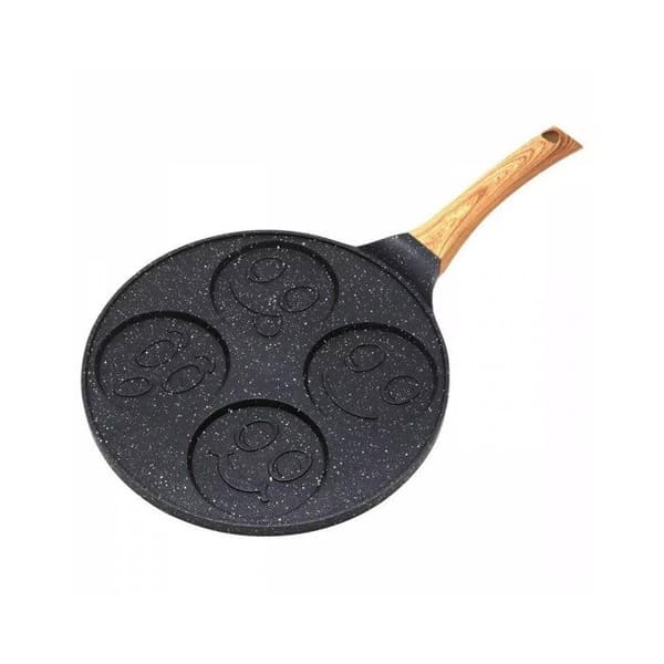 Crepepanna - KINGHOFF - 34673 - Marmor - Grafit - Alla brännare kompatibla