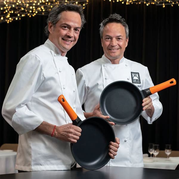 Sauteuse - BRA - Effektiv Orange - 28 cm - Aluminium med Non-stick-beläggning - Kompatibel med alla spisar