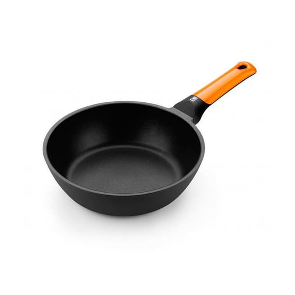 Sauteuse - BRA - Effektiv Orange - 28 cm - Aluminium med Non-stick-beläggning - Kompatibel med alla spisar