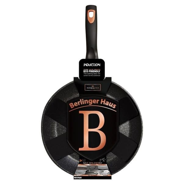 20cm Black Rose stekpanna - Marmorbeläggning - Turbo induktion aluminium