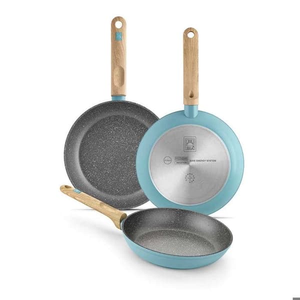 Stekpanna - BRA - Nordik - Snidad Aluminium - Non-stick - 24 cm - Induktionskompatibel