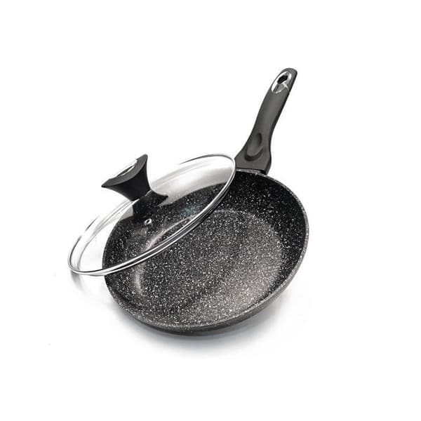 Granitpanna - Klausberg - Marmo Gold KB7038 - 22 cm - Svart - Induktionskompatibel