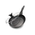 Miniatyrbild 2 av 6: Granitpanna - Klausberg - Marmo Gold KB7038 - 22 cm - Svart - Induktionskompatibel