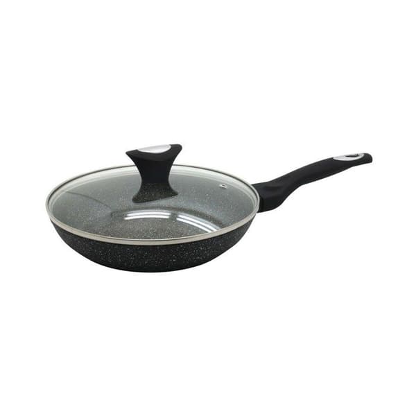 Granitpanna - Klausberg - Marmo Gold KB7038 - 22 cm - Svart - Induktionskompatibel