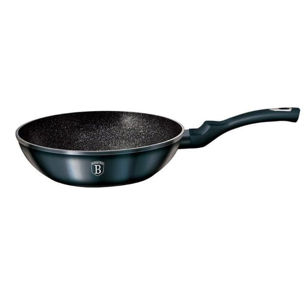 Granitstekpanna - BERLINGER HAUS - Metallic Line - 24 cm - Akvamarin - Hög kvalitet