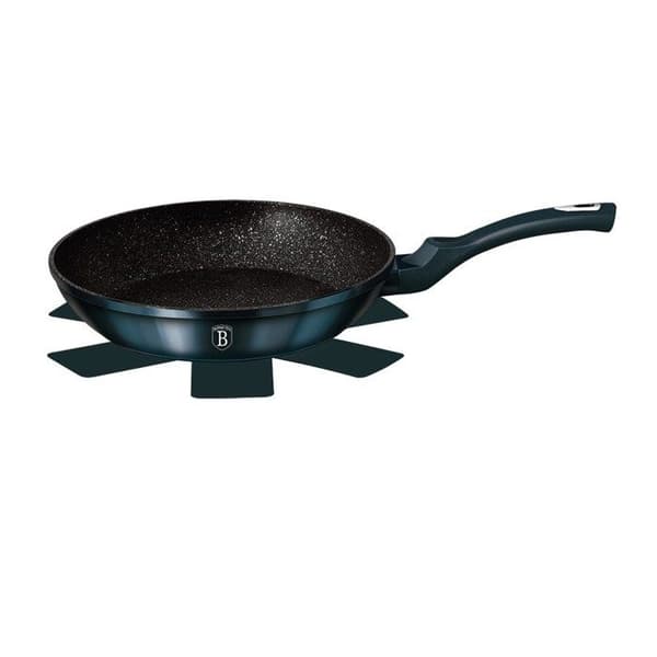 Granitstekpanna - BERLINGER HAUS - Metallic Line - 24 cm - Akvamarin - Hög kvalitet