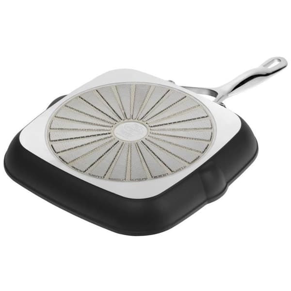 BALLARINI Alba - Non-Stick Grillpanna 28 x 28 cm, Aluminium, Svart