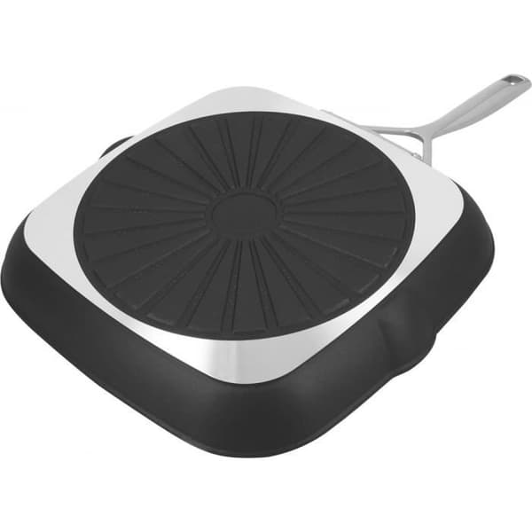 Grillpanna - Demeyere - Alu Pro 5 - 28 x 28 cm - Non-stick - Kompatibel med alla värmekällor