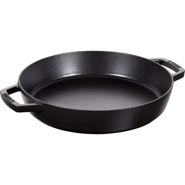 Gjutjärnspanna - STAUB - 40511-073-0 - 34 cm - Matt Svart - Hög Kapacitet