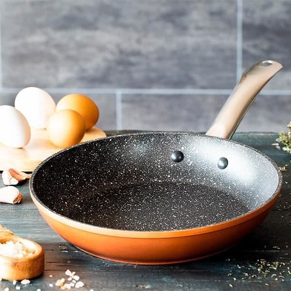 Stekpanna - Monix - Koppar Induktion - 28 cm - Rostfritt stål - Non-stick