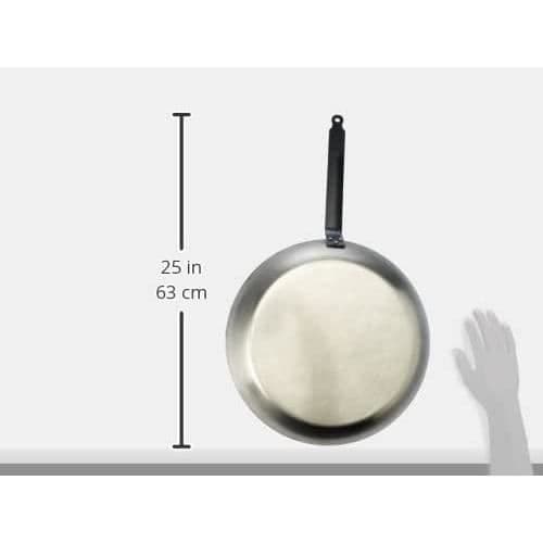 Stekpanna - Pentole Agnelli - COFE3006PT40 - Tjockjärn - 40 cm - Gas-kompatibel