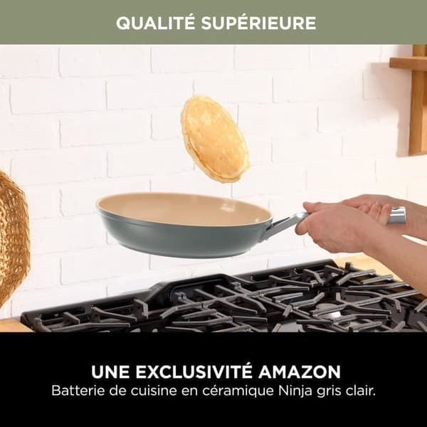 Stekpanna - NINJA - Förlängd livslängd - 28 cm - Non-stick - Induktionskompatibel