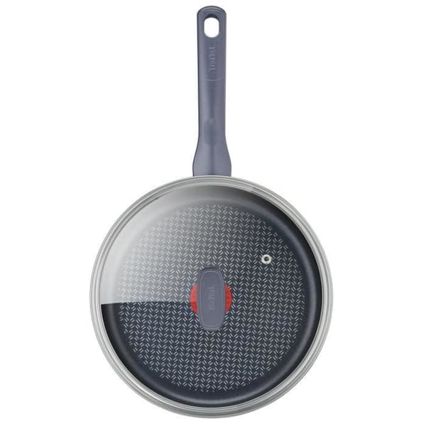 TEFAL Dailycook sauté pan i rostfritt stål - Ø 24 cm - Med glaslock - Alla värmekällor inklusive induktion