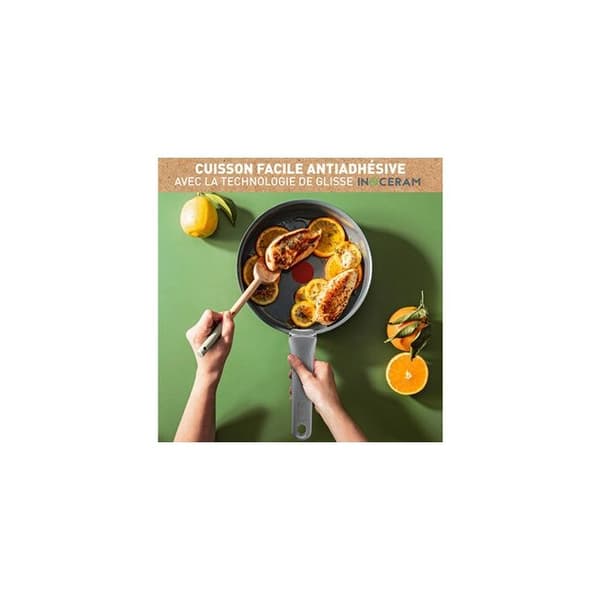Tefal Ingenio Renew sautépanna L2603502 24 cm Grå - 3168430349230