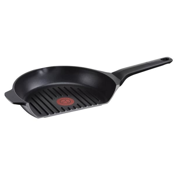 TEFAL AROMA NOIR E2154034 - Grillpanna 26 cm i gjuten aluminium - Alla värmekällor inklusive INDUKTION
