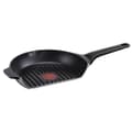 Miniatyrbild 4 av 6: TEFAL AROMA NOIR E2154034 - Grillpanna 26 cm i gjuten aluminium - Alla värmekällor inklusive INDUKTION