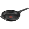 Miniatyrbild 1 av 6: TEFAL AROMA NOIR E2154034 - Grillpanna 26 cm i gjuten aluminium - Alla värmekällor inklusive INDUKTION