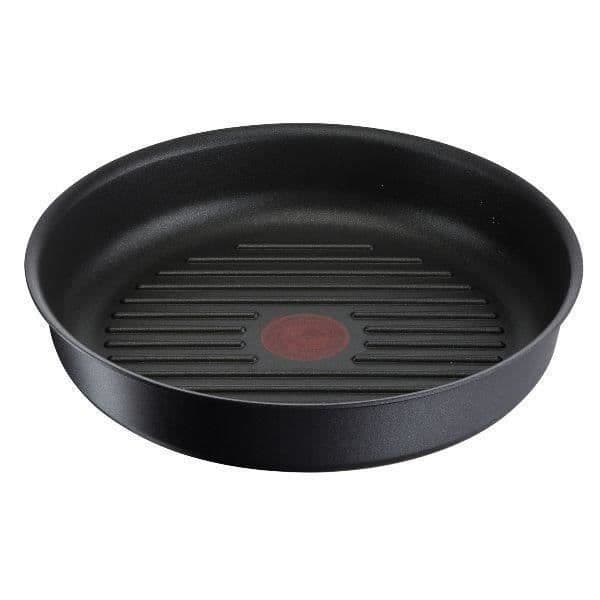 Stekpanna / stekpanna Tefal INGENIO ECO RESIST GRILL PAN GJUT ALUMINIUM 26 CM INDUKTION L8584004