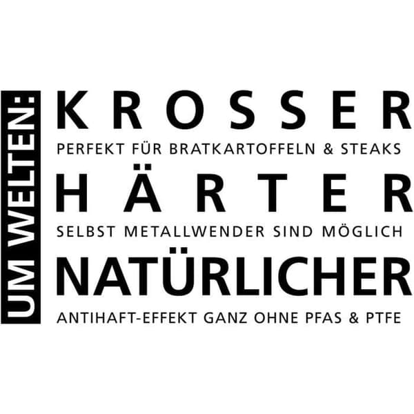 Schulte-Ufer Sauteuse ASTRAL i rostfritt stål med Universus-struktur 24 cm